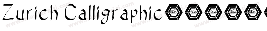 Zurich Calligraphic字体字体转换